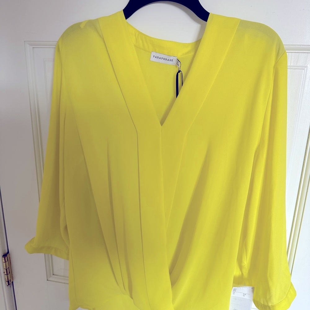 Women’s Yellow Blouse